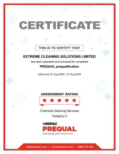 IMPAC Prequal Qualification Certificate
